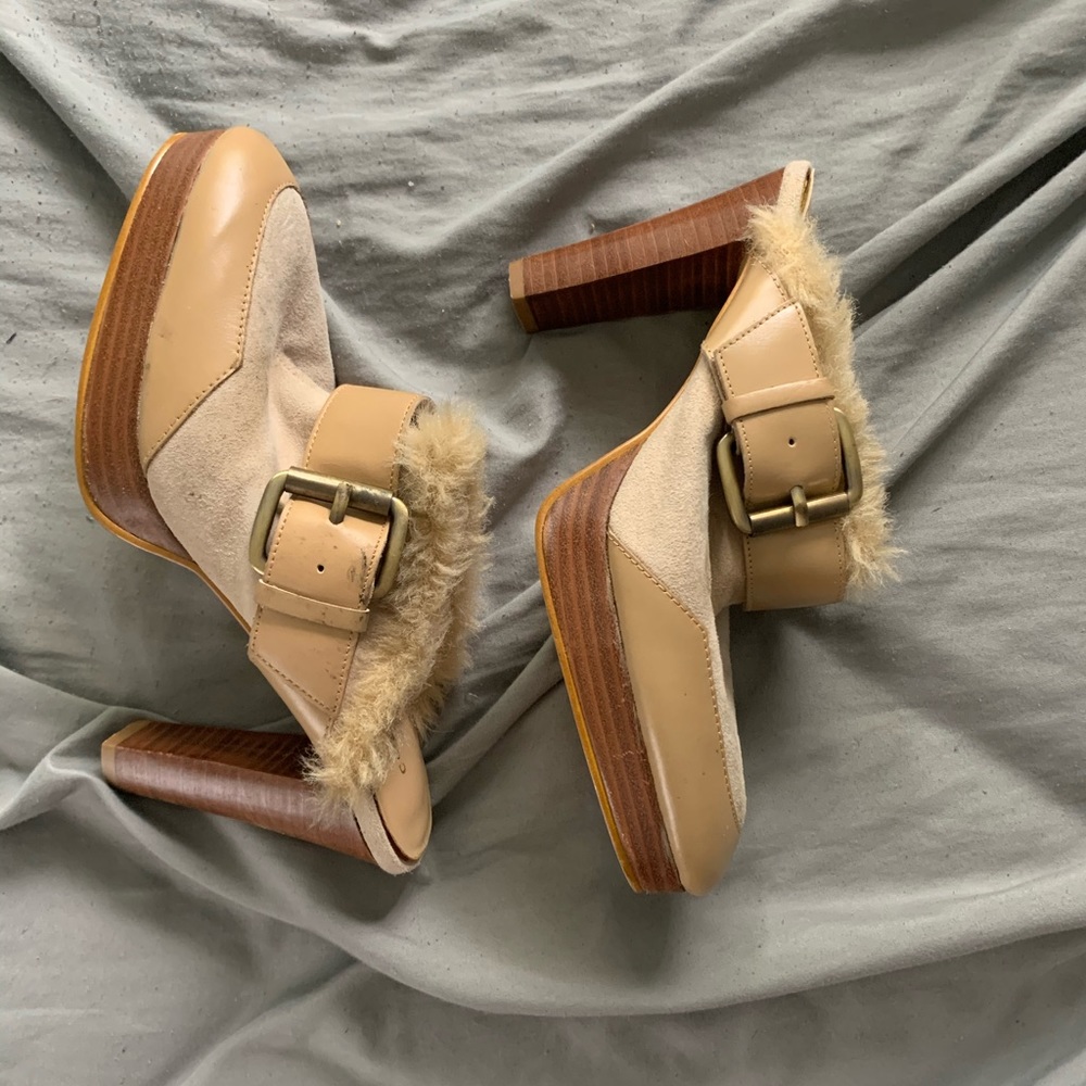 fur heels